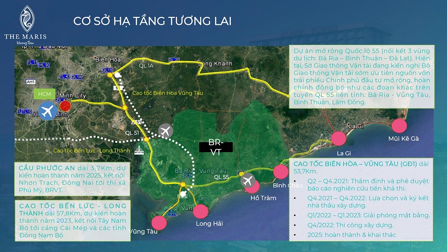 Hạ tầng tương lai The Maris Vũng Tàu